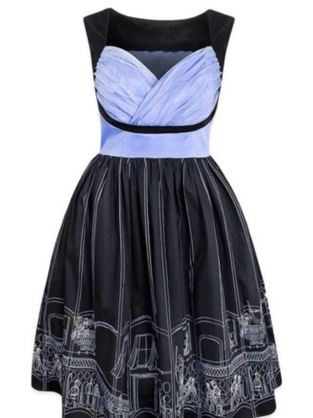 Her Universe Retro Fit-and-Flare Midi Dress